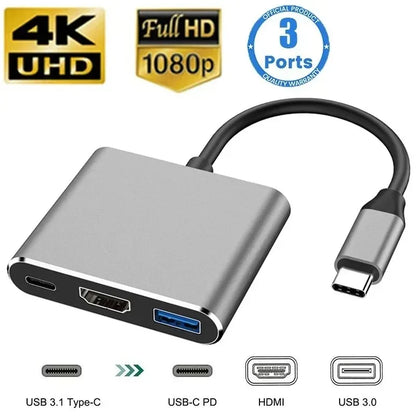 🔌 HUB USB-C 8w1 – Wielofunkcyjny Adapter do Laptopa